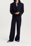 SAMUEL GUI YANG MW wool tama pants MWAW22TR07-1 navy blue